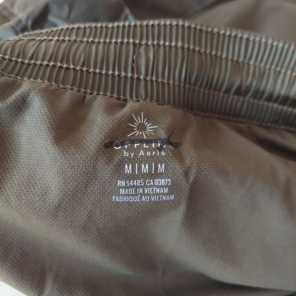 Offline by Aerie activewear shorts nylon green size mediume - Picture 4 of 9